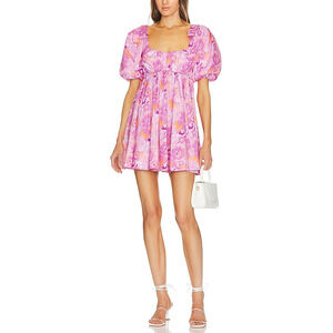 Likely Floral Pink Multi Martinique Dress Size 6